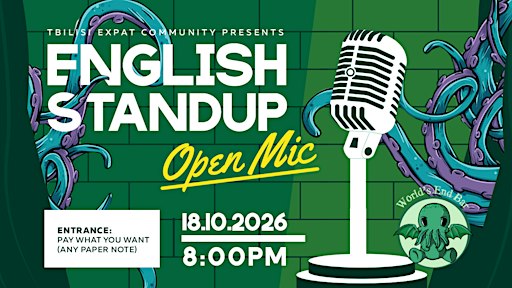 English StandUp Open Mic