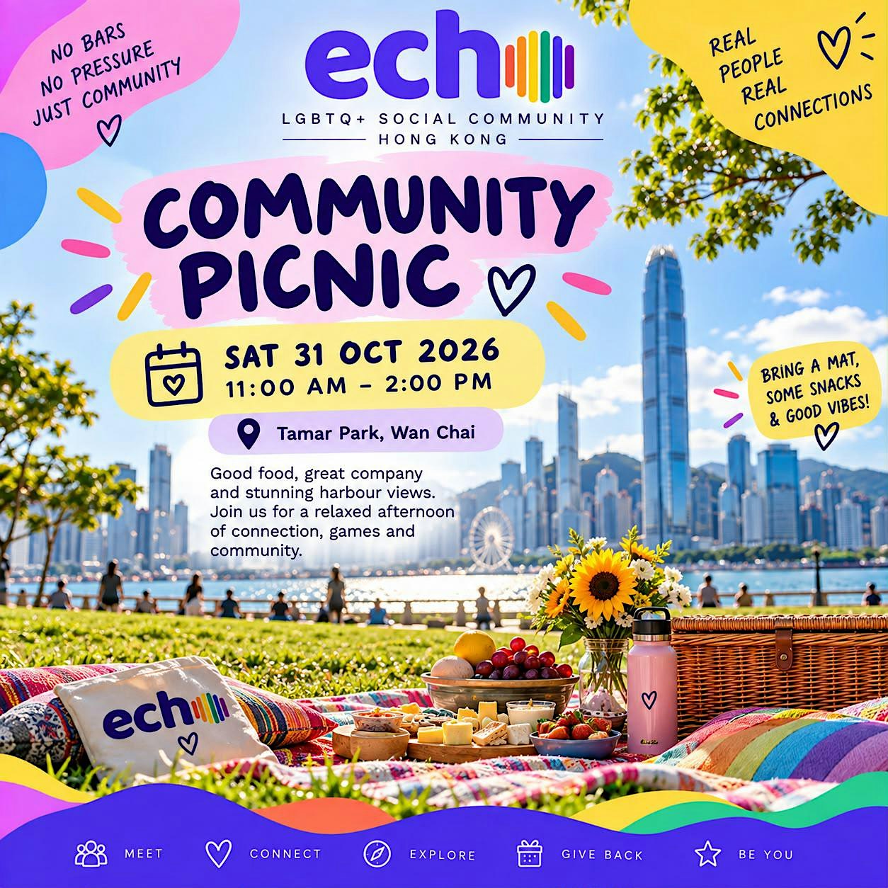 Echo Community Picnic - LGBTQ+ Social Club