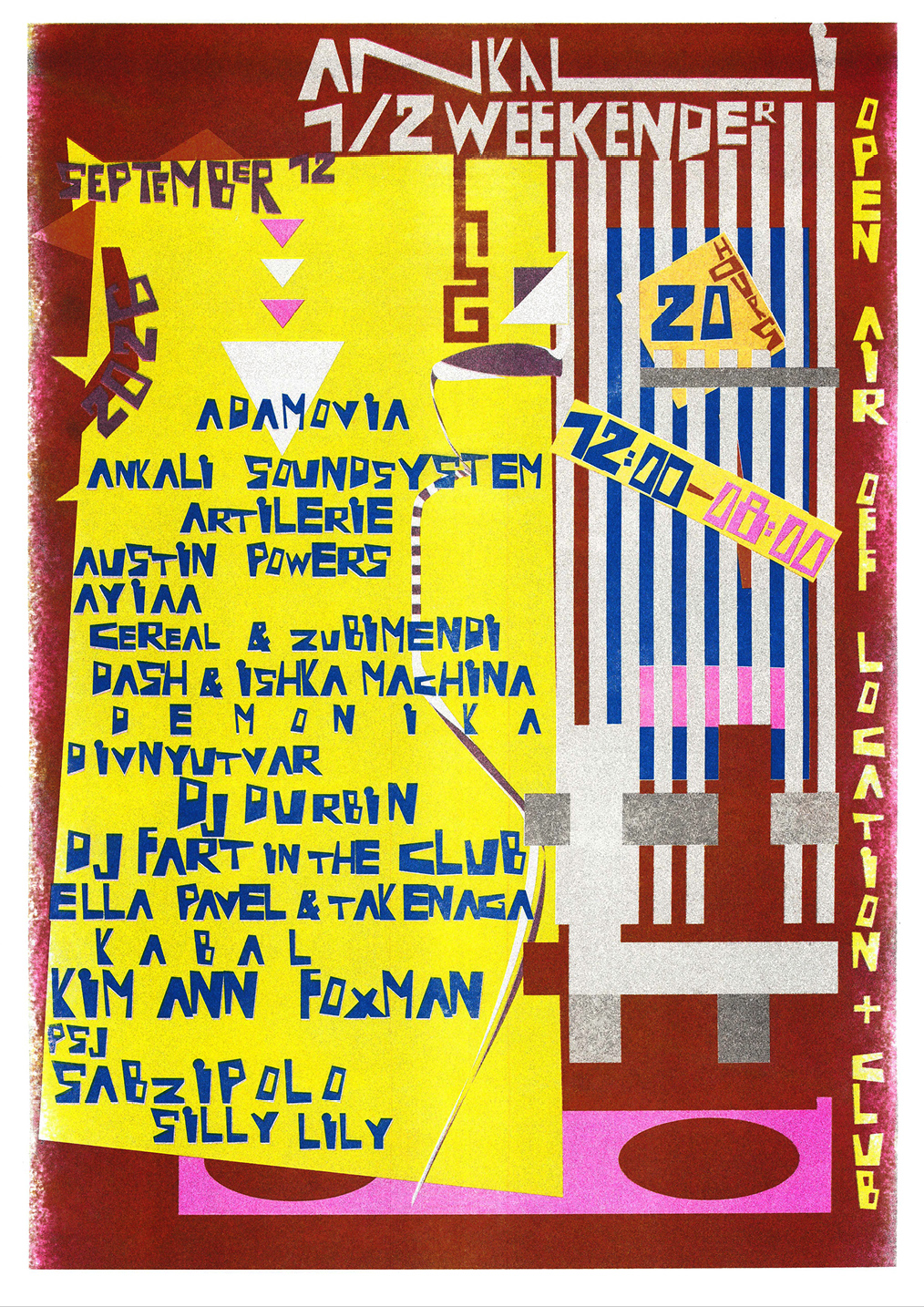 Ankali ½ Weekender: open air off location + club