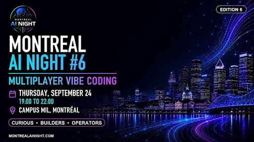 Montreal AI Night - Event #6