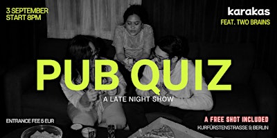English Pub Quiz - The Late Night Show