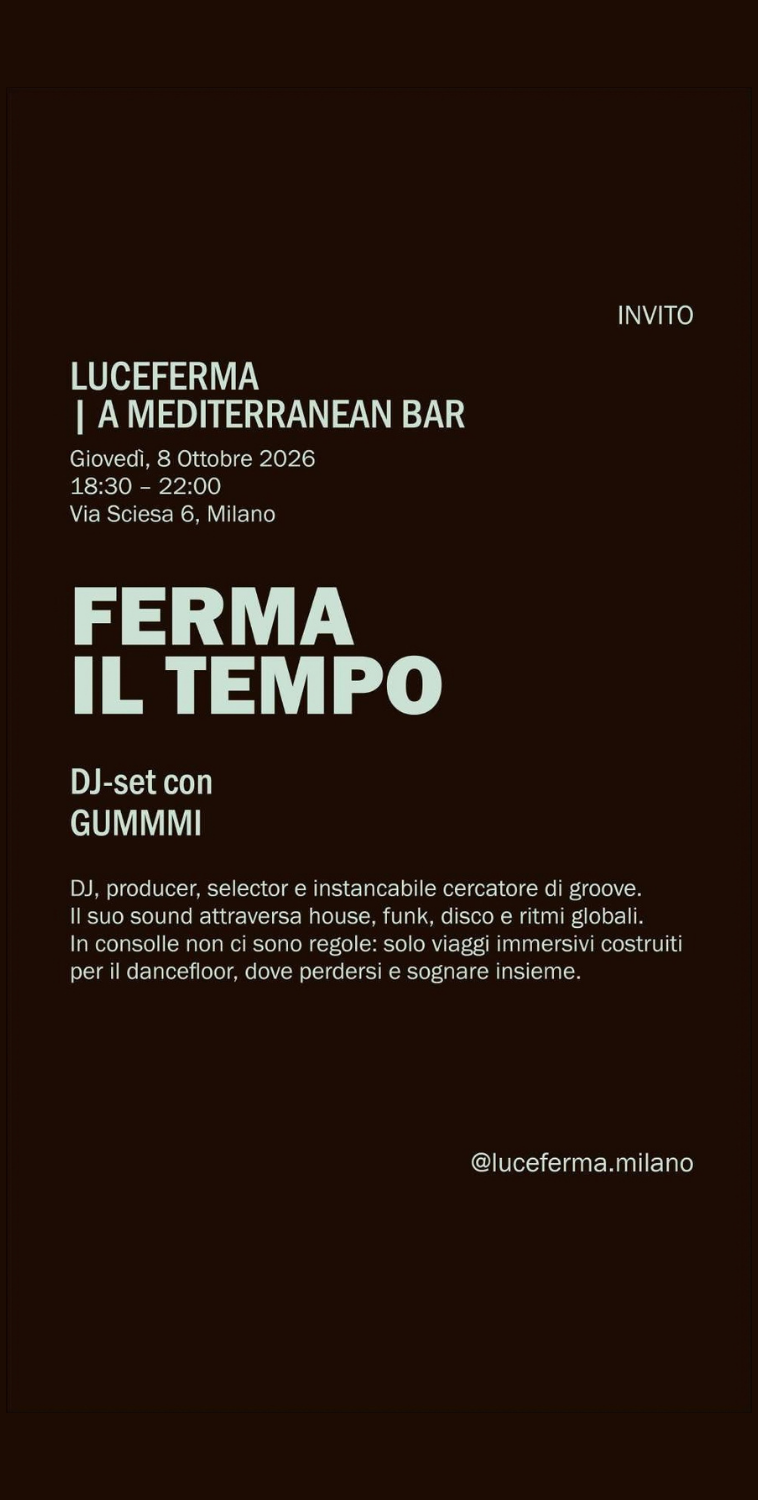 FERMA IL TEMPO