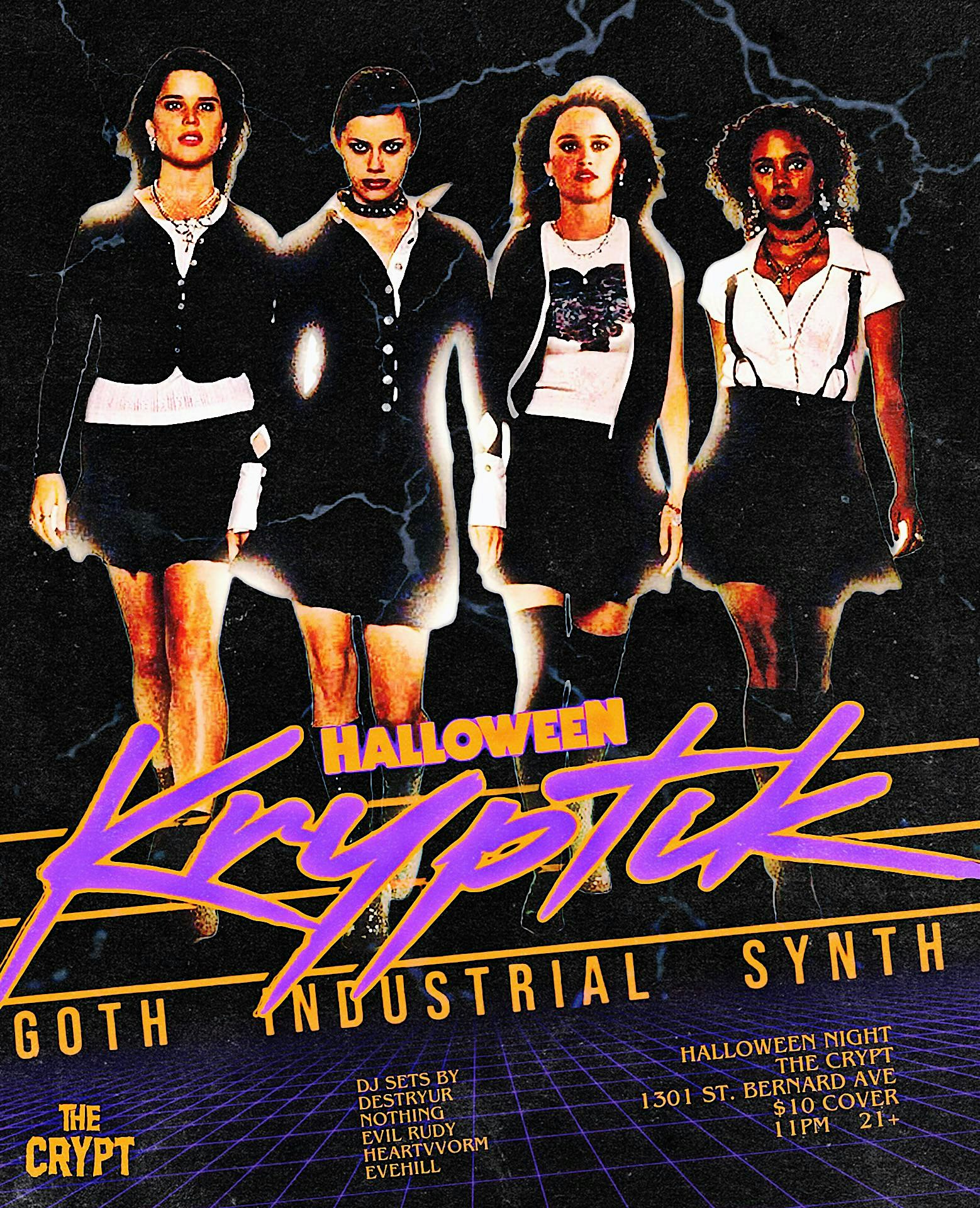 KRYPTIK Halloween: Goth ⛓️ Industrial ⛓️ Synth