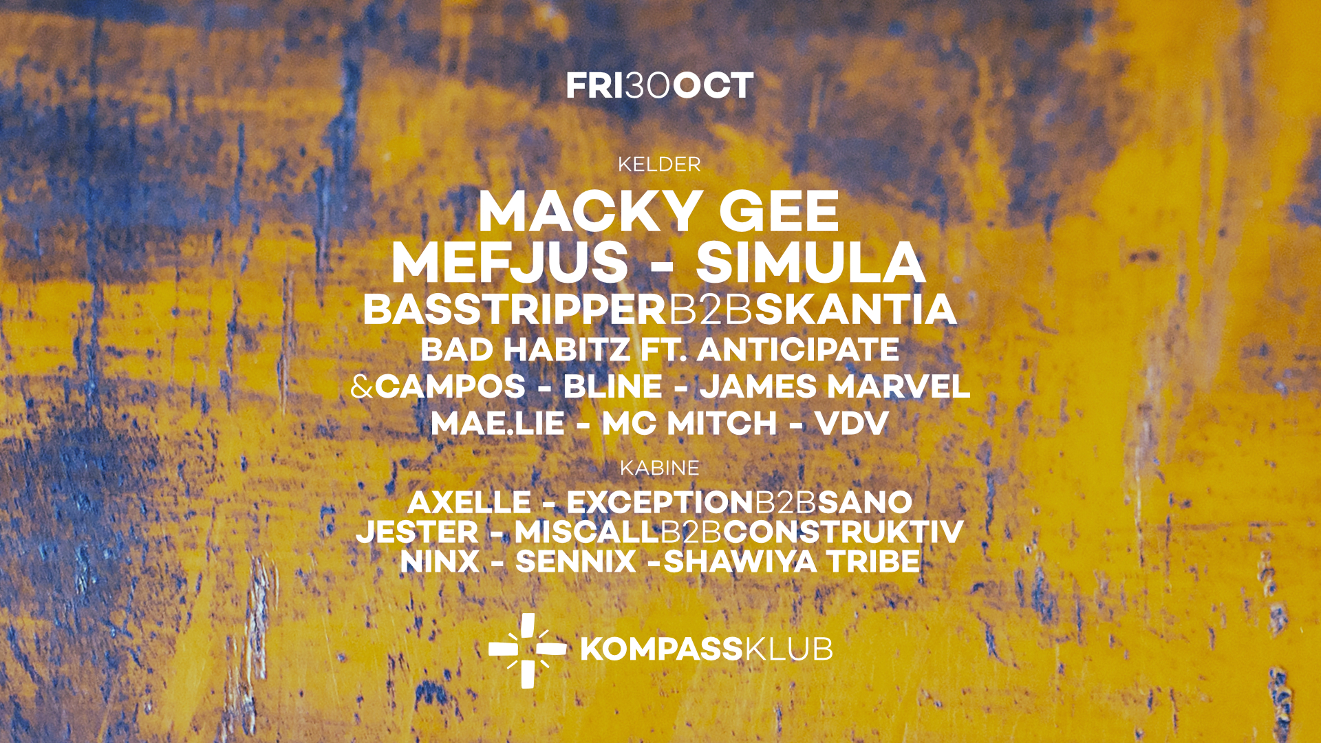 Macky Gee, Mefjus & Simula at Kompass
