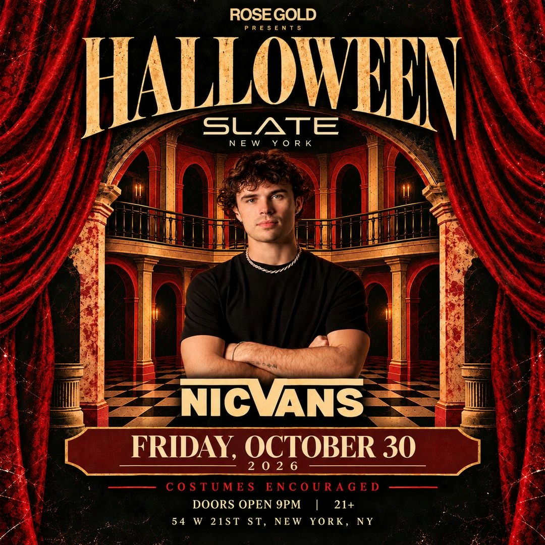 Halloween at Slate ft. Nic Vans — Oct 30th