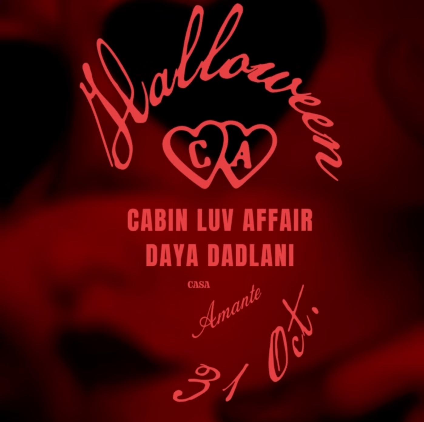HALLOWEEN: Cabin Luv Affair & Daya Dadlani