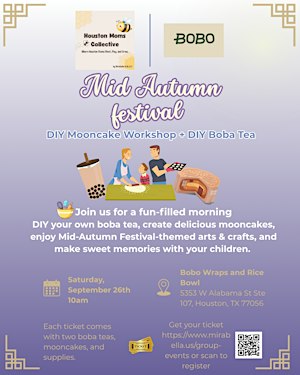 Mid-Autumn Family Event: DIY Boba Tea and Mooncake