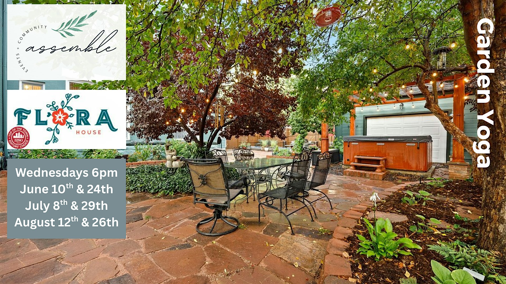 Garden Yoga: Sip & Stretch at Flora House