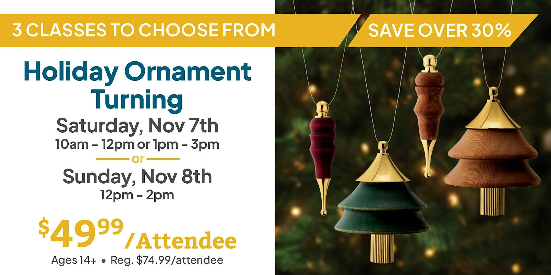 Holiday Ornament Turning