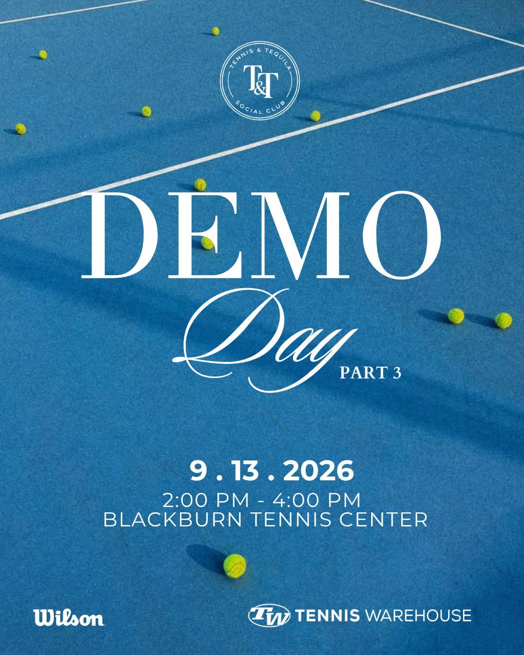 Demo Day with Tennis Warehouse x Wilson