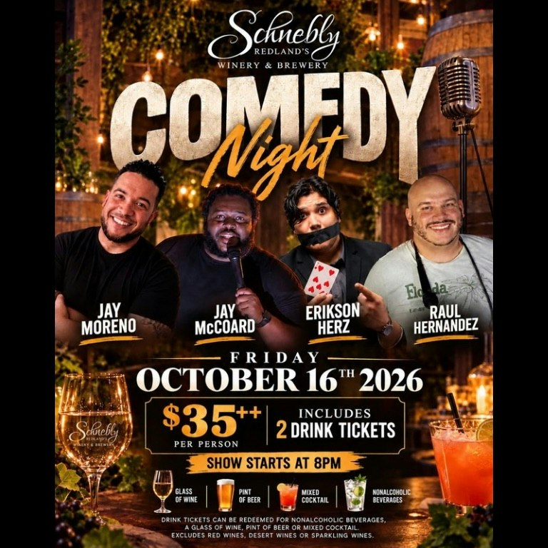 Comedy Night at Schnebly Winery