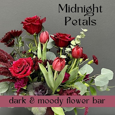 Midnight Petals Bouquet Bar- Dietz Floral Studio