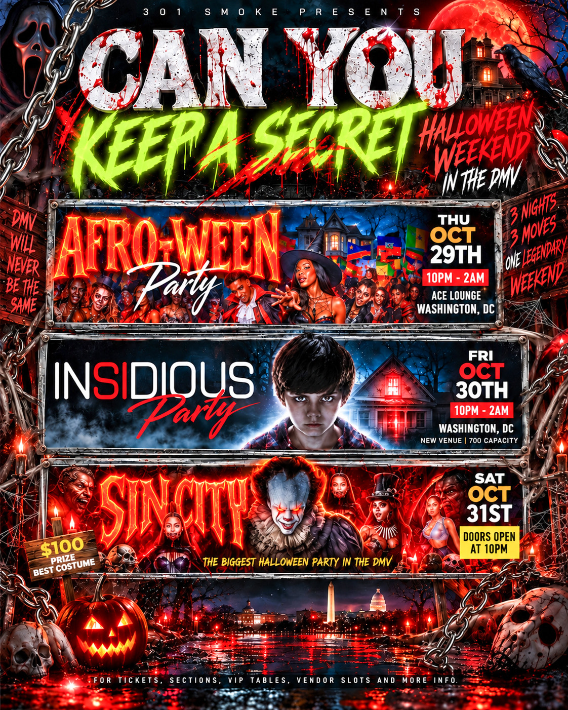 THE BIGGEST HALLOWEEN LINEUP IN THE DMV