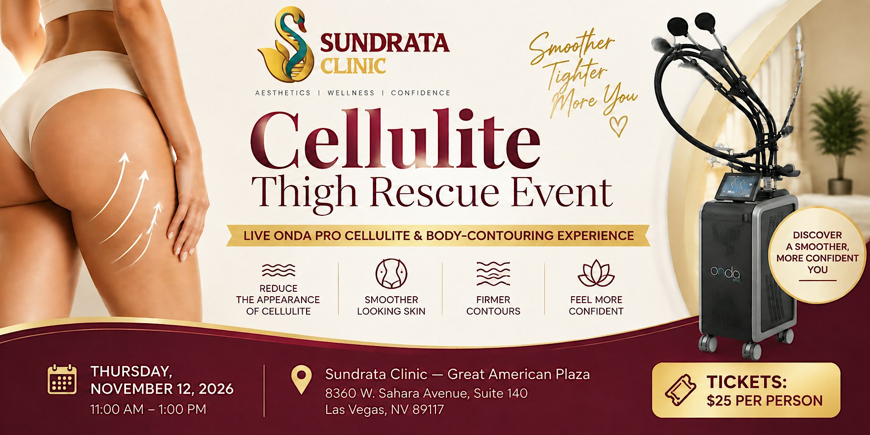 Live Onda Pro Cellulite & Body-Contouring Experience