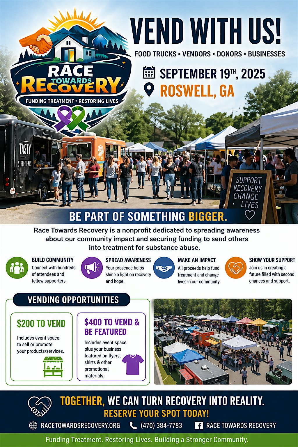Race Towards Recovery- VENDORS NEEDED