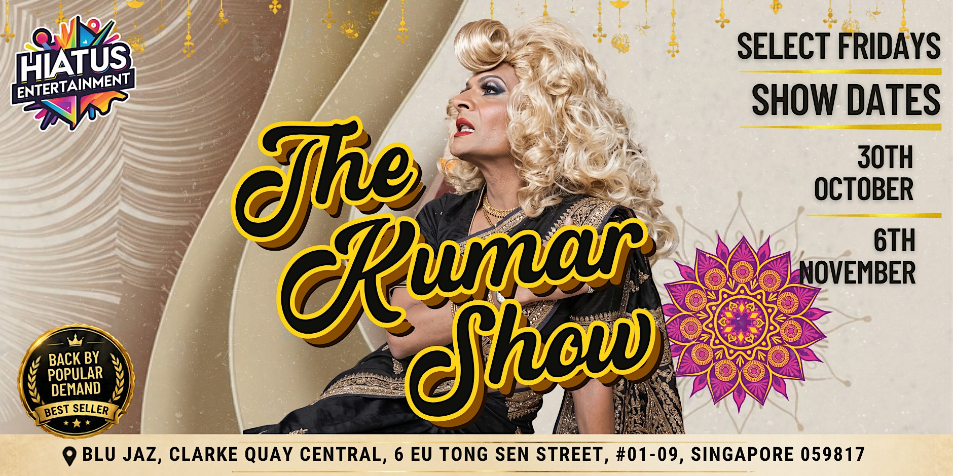 Kumar's Stand-Up Comedy Live! October 2026 Edition