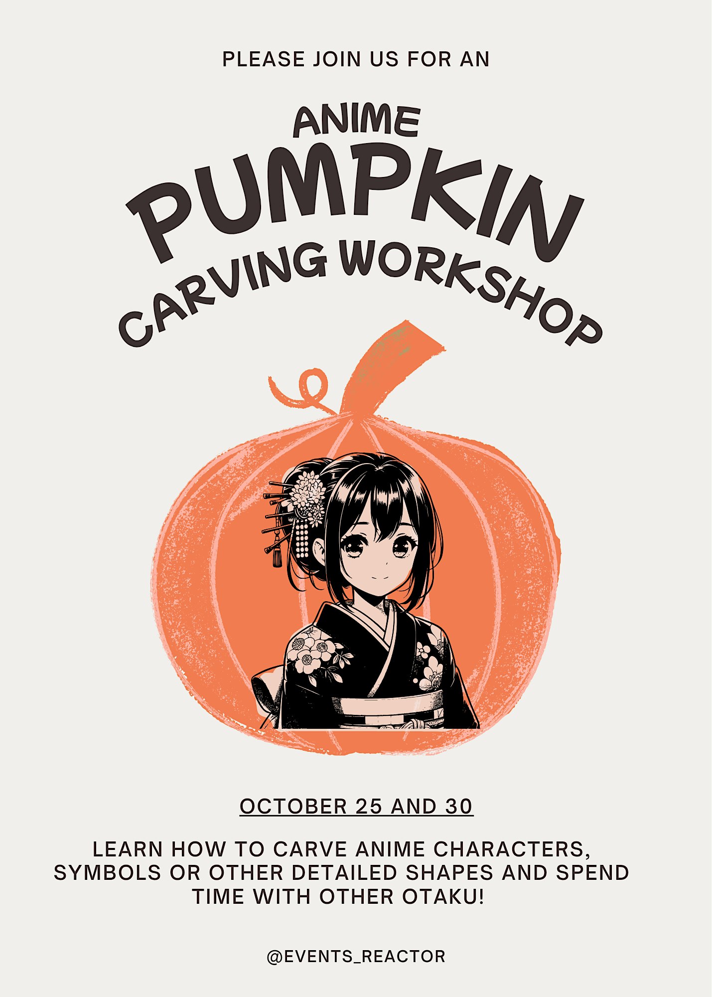 Otaku Pumpkin Carving Workshop