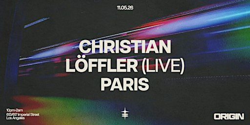 ORIGIN Presents Christian Löffler