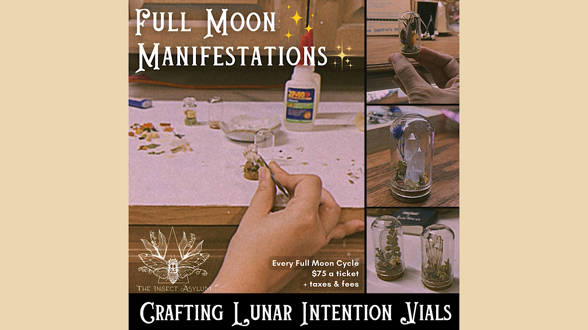 Full Moon Mini Cloche Workshop
