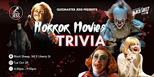 Horror Movies Trivia at Brazen Head