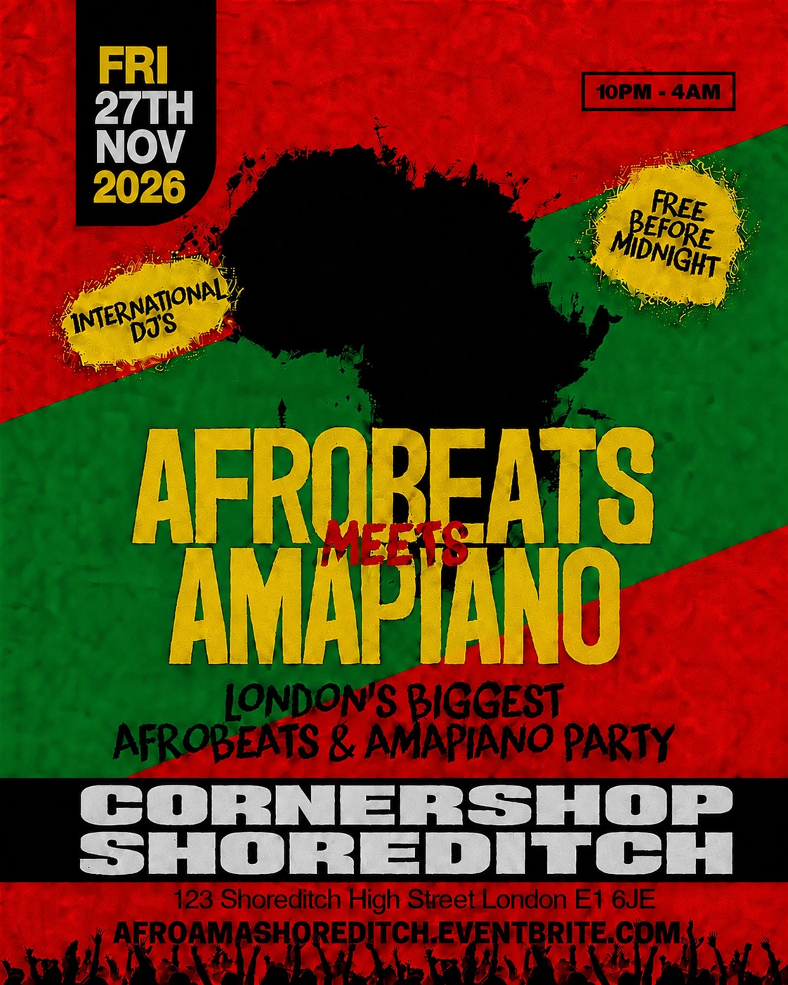 The Cornershop Shoreditch - Hip Hop, Bashment, Afrobeats (Free Tickets)