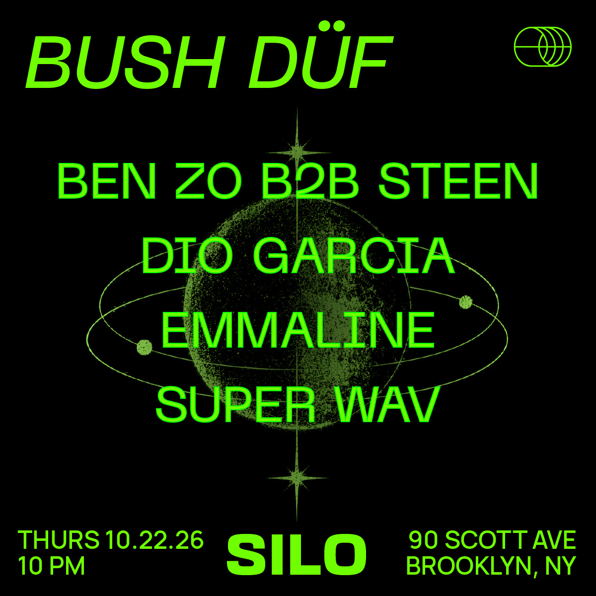 BUSH DÜF (Full Venue Event, Free with RSVP)