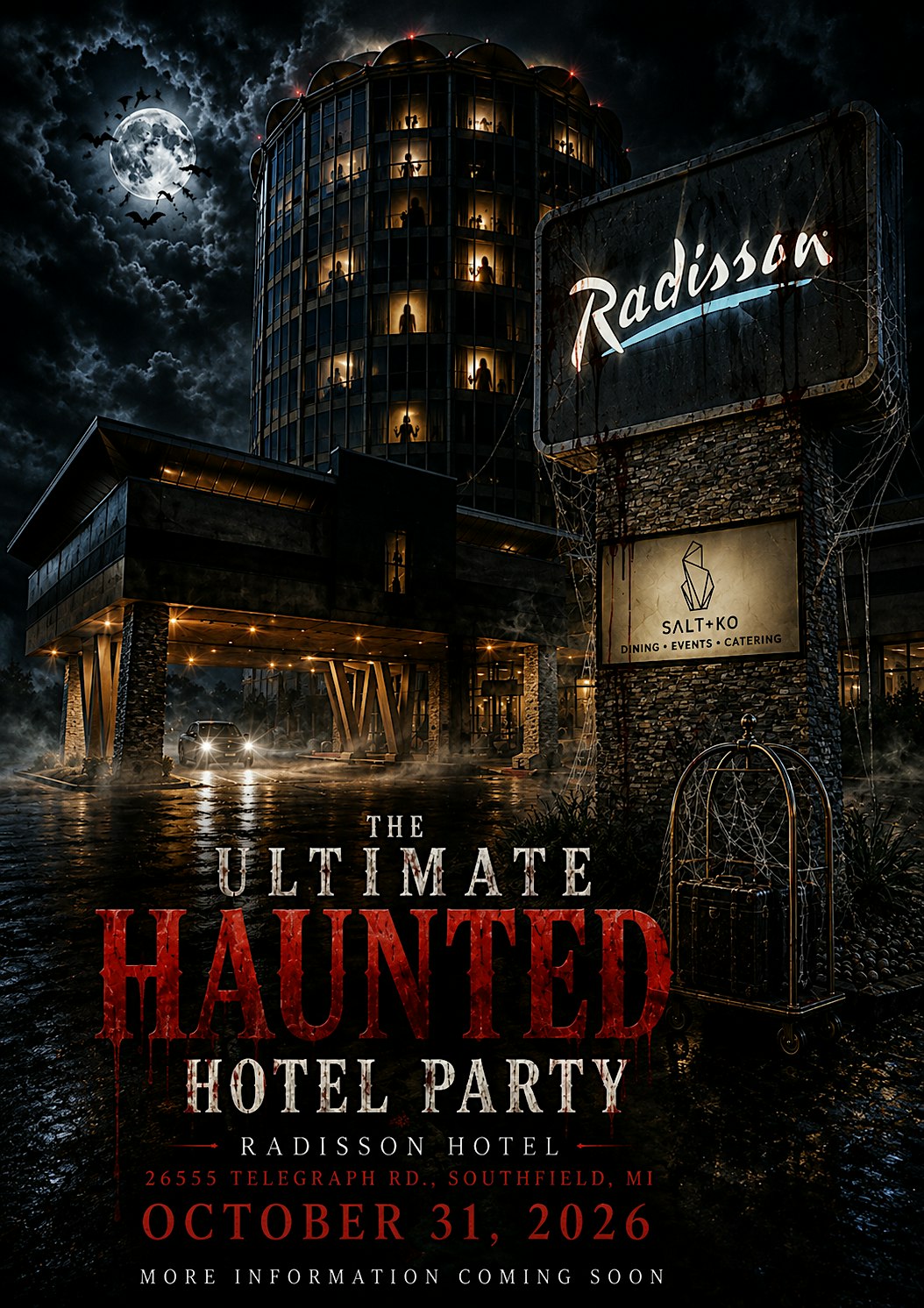 THE ULTIMATE HAUNTED HOTEL PARTY