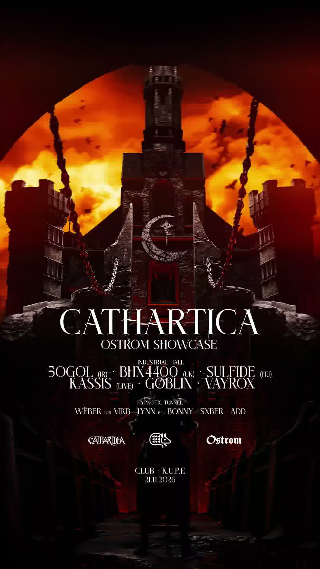 Cathartica: OSTROM SHOWCASE at CLUB K.U.P.E