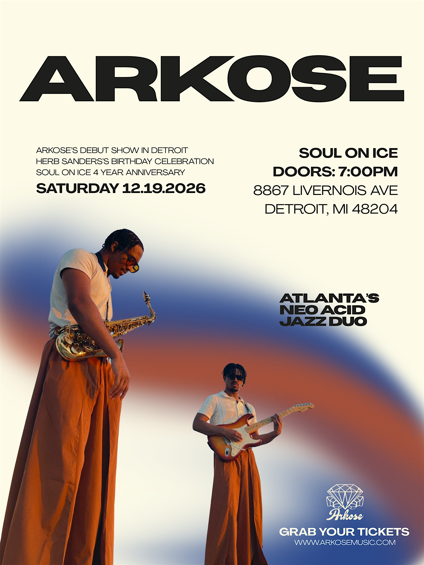 Arkose LIVE at Soul on Ice in Detroit