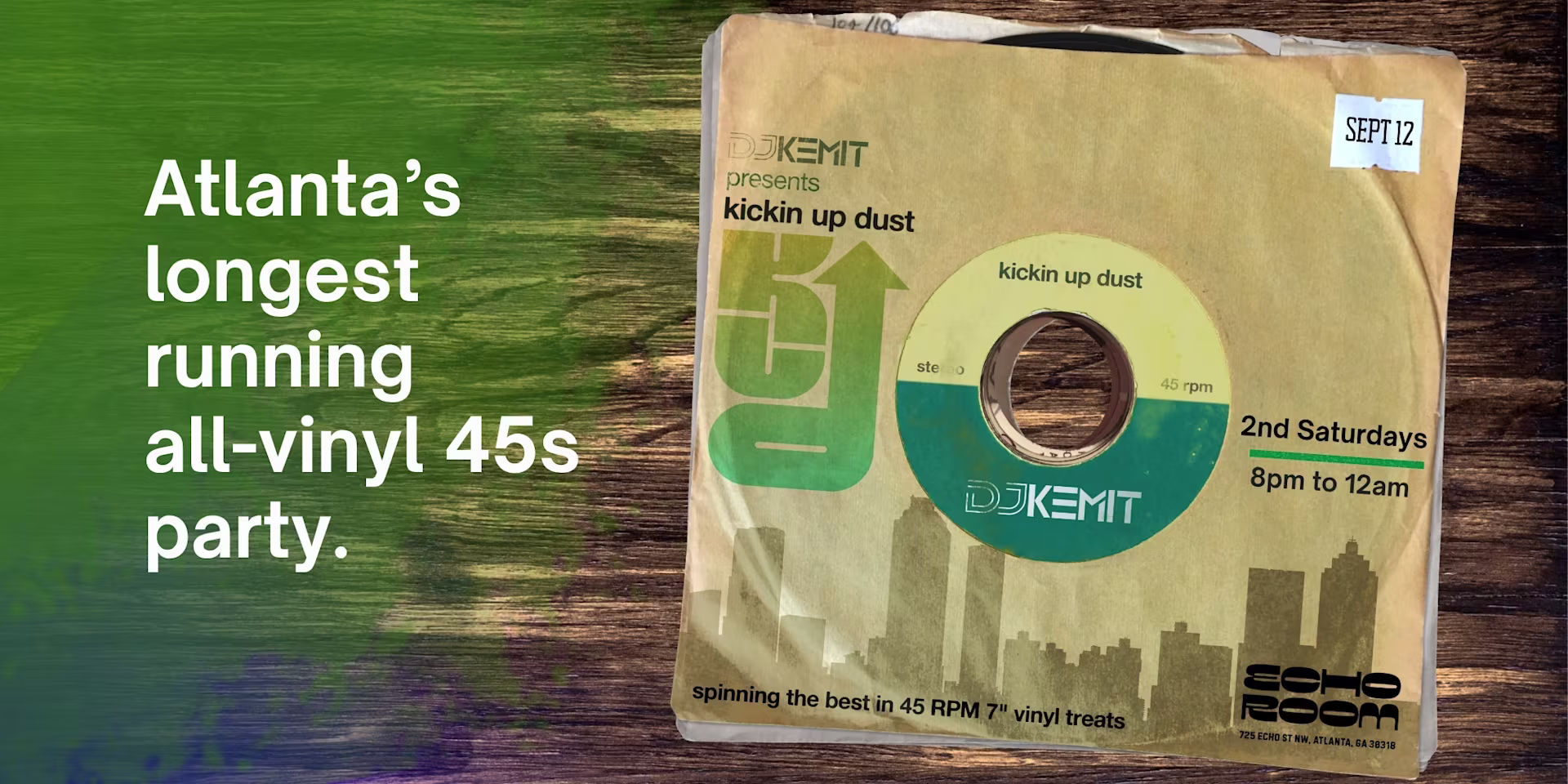 Dj Kemit Presents Kickin Up Dust September 12 2026