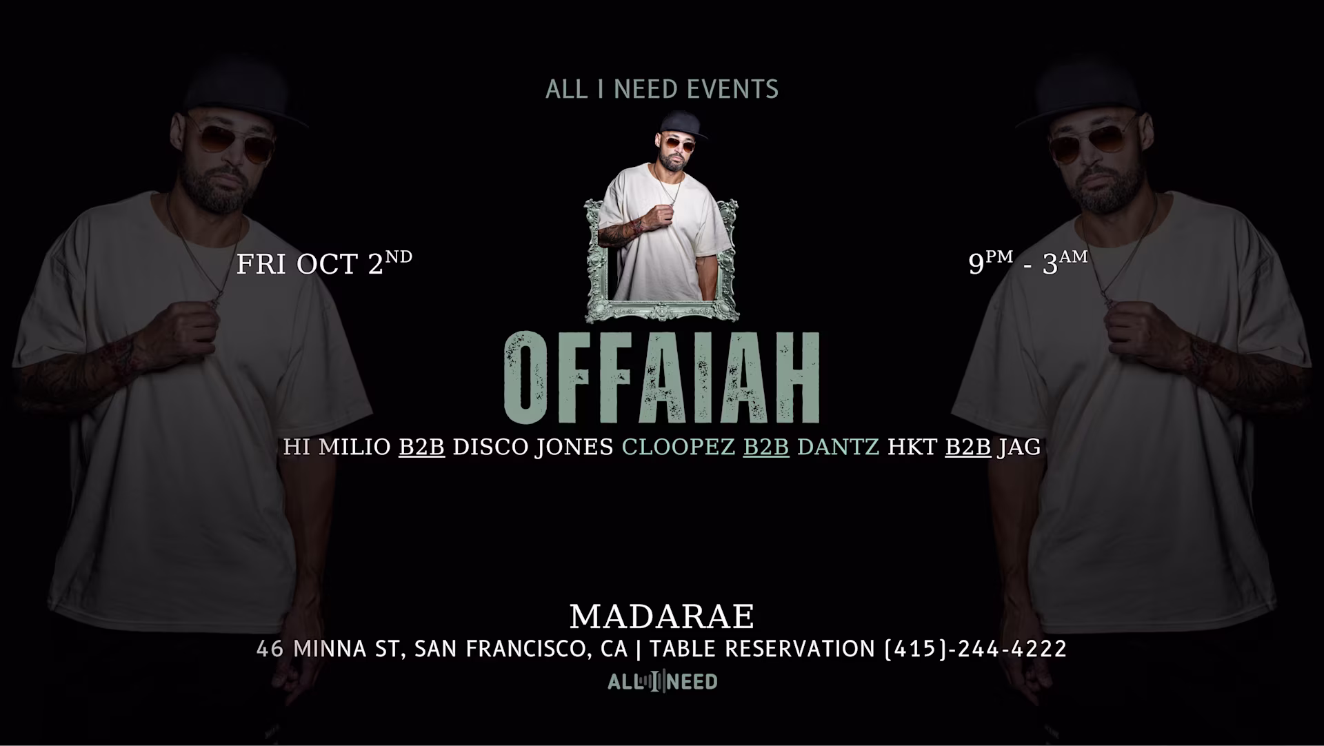 Offaiah ( House & Tech House) At Madarae