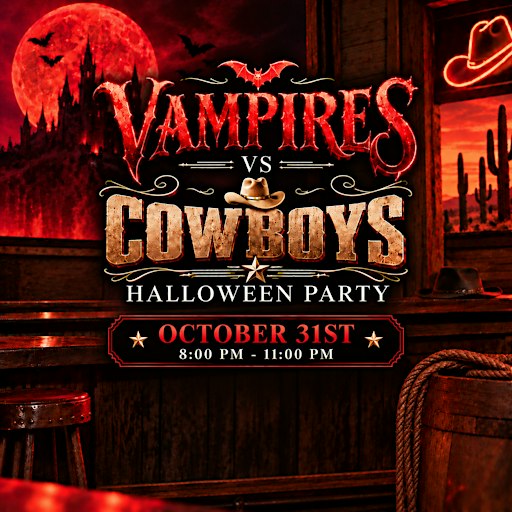 Vampires vs. Cowboys: Halloween Singles Party