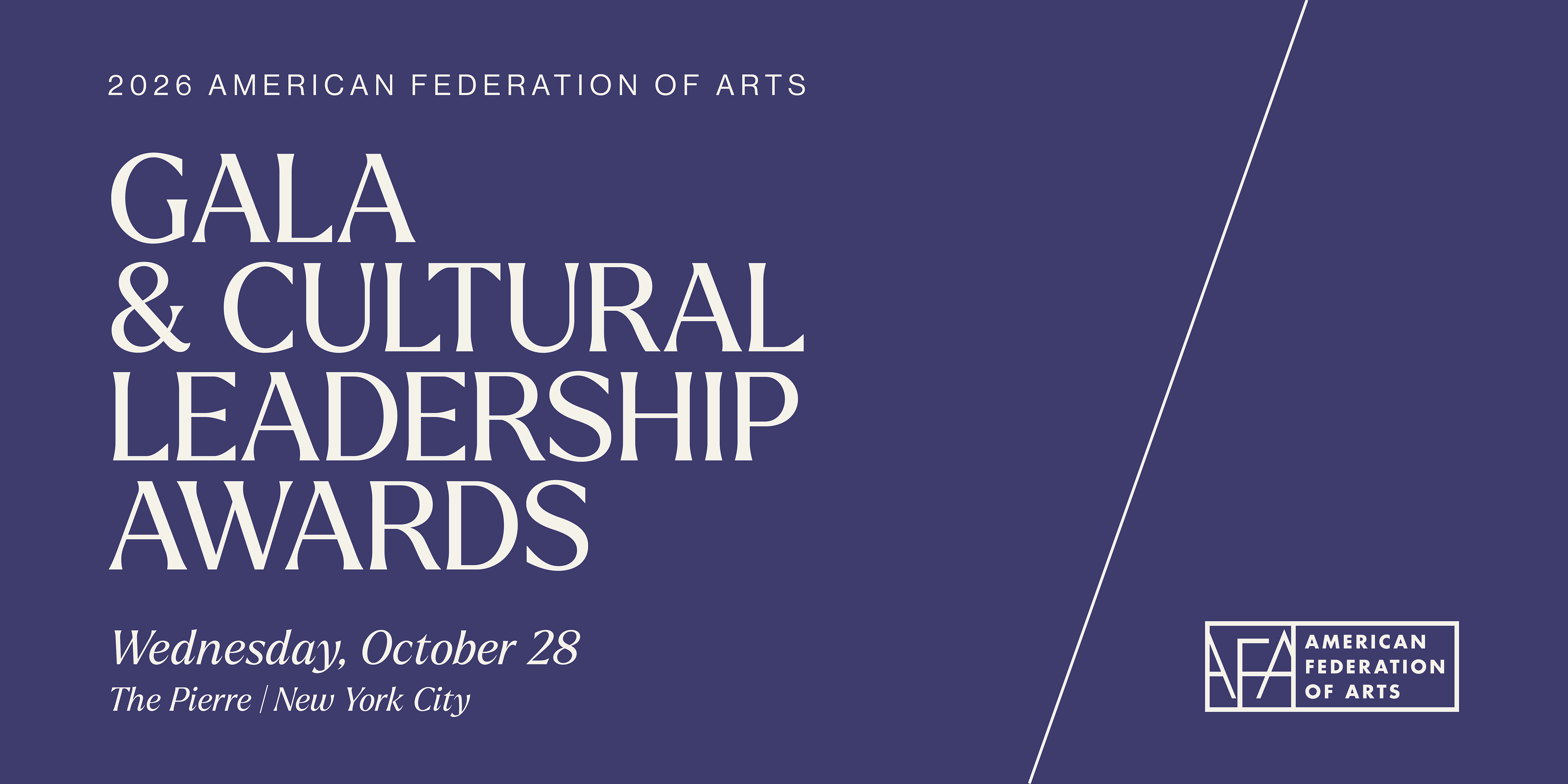2026 AFA Gala & Cultural Leadership Awards