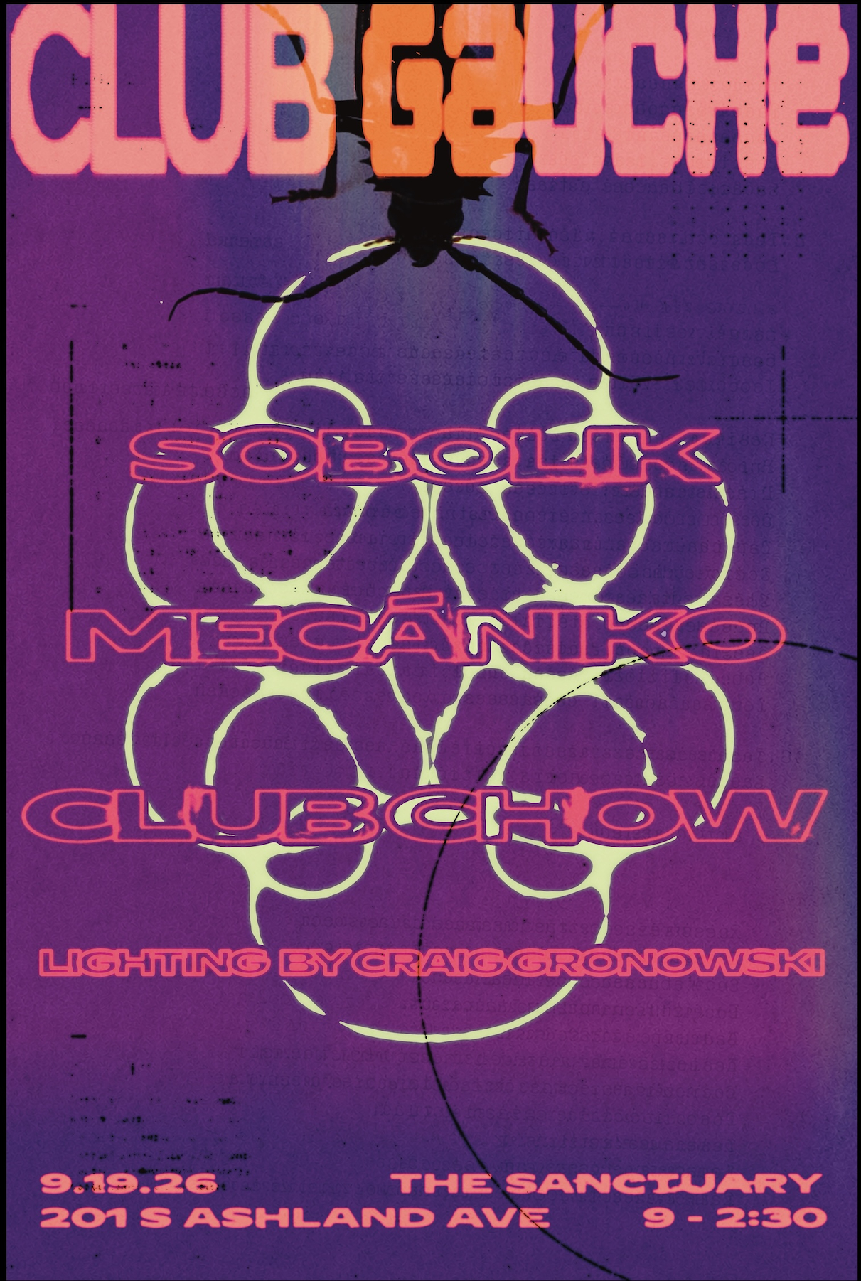 Club Gauche feat. Sobolik, Mecániko, and Club Chow
