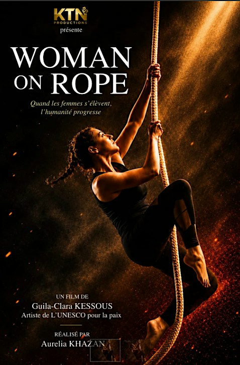 Projection du film "Woman on rope"