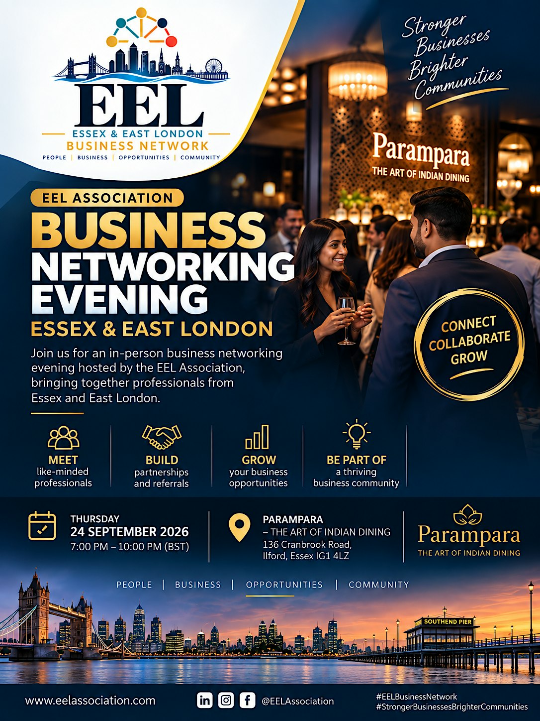 ✨ EEL Association – Essex & East London Business Networking Evening