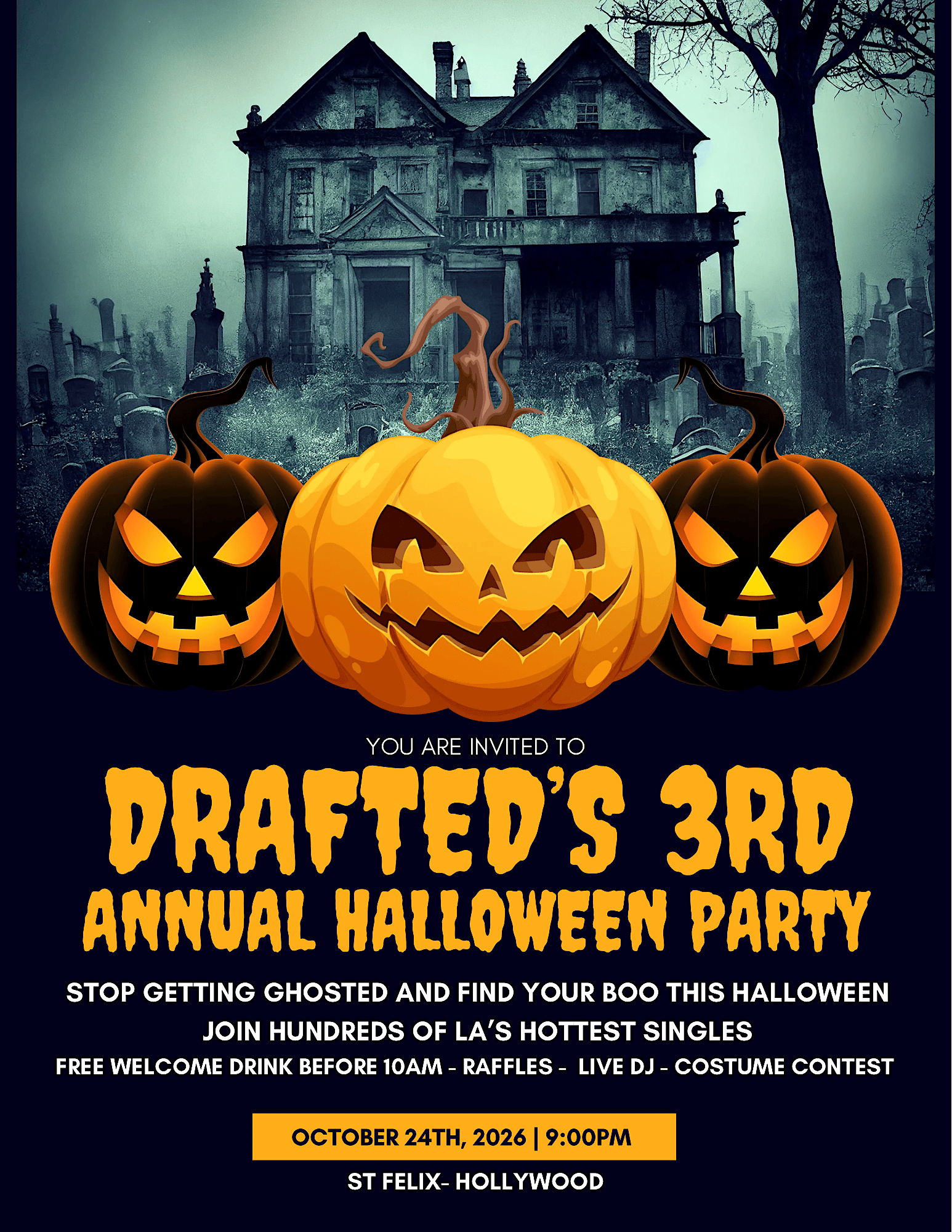 Drafted's 3rd Annual Halloween Party