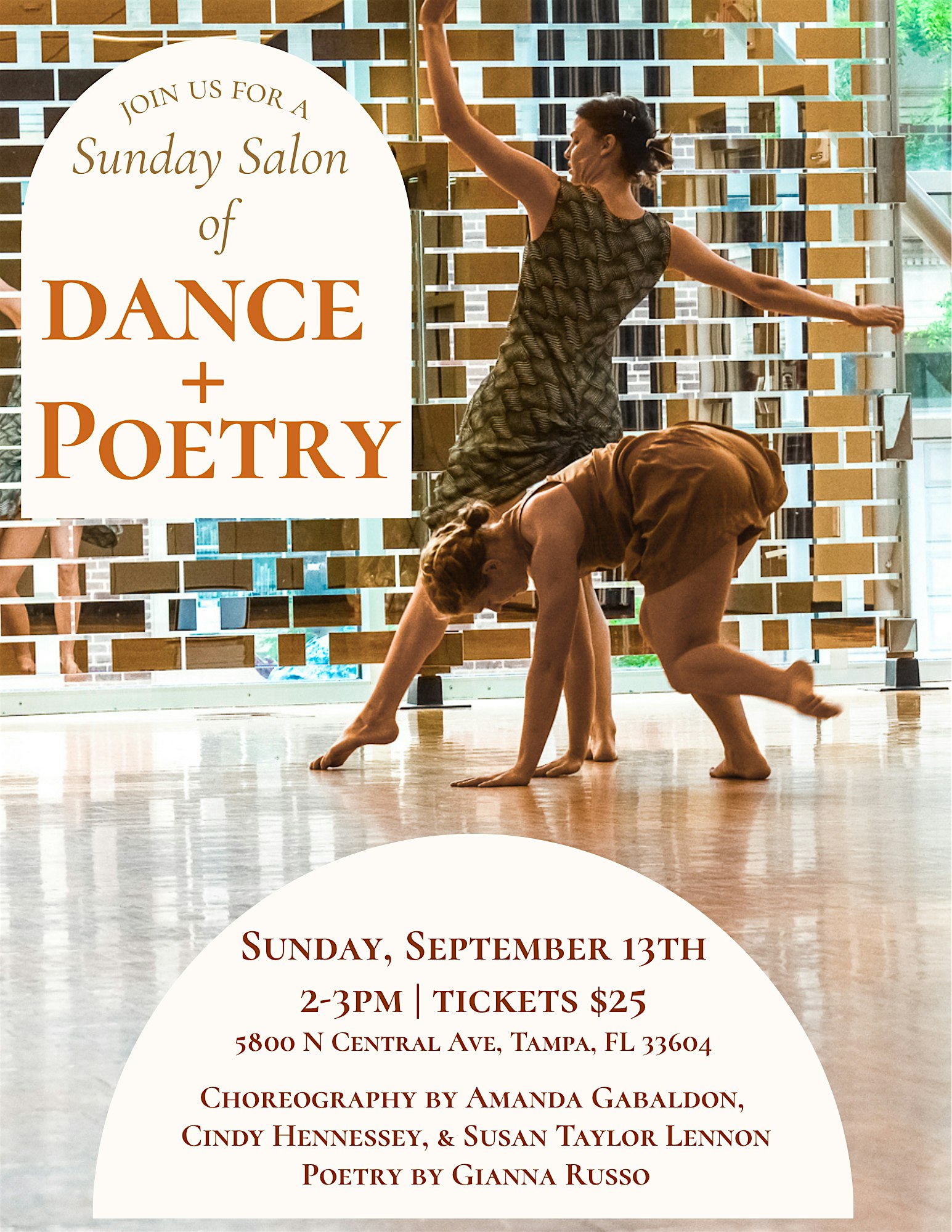 A Sunday Salon of Poetry + Dance
