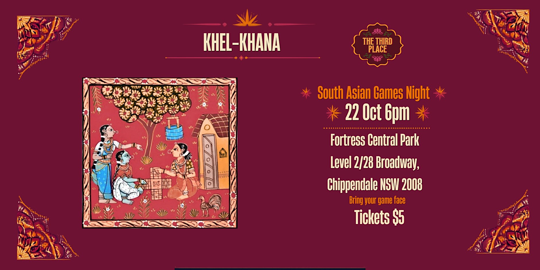 Khel-Khana: Sydney Games Night October