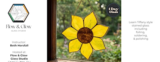 Stained Glass - Sunflowers Suncatcher