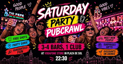 Saturday Meeting Bar Crawl & Fiesta!