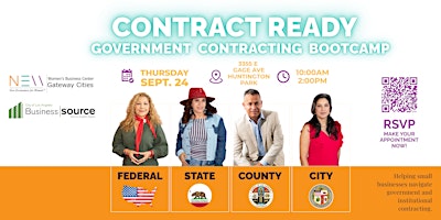 Government Contracting Bootcamp:  Federal • State • County • City • Private