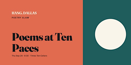 Poems at Ten Paces