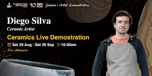 2026  Art Salon l Ceramic Live Demonstration by Diego Silva
