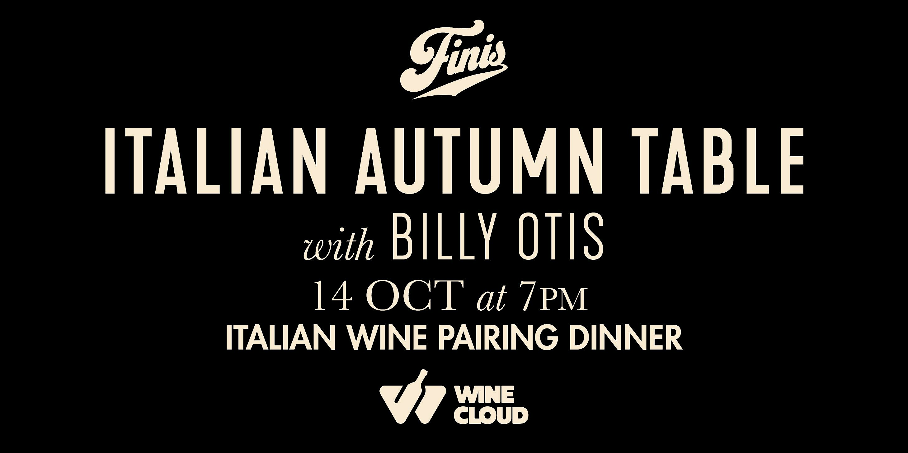 Fini's Wan Chai's Italian Autumn Table — A Seasonal Wine Pairing Dinner