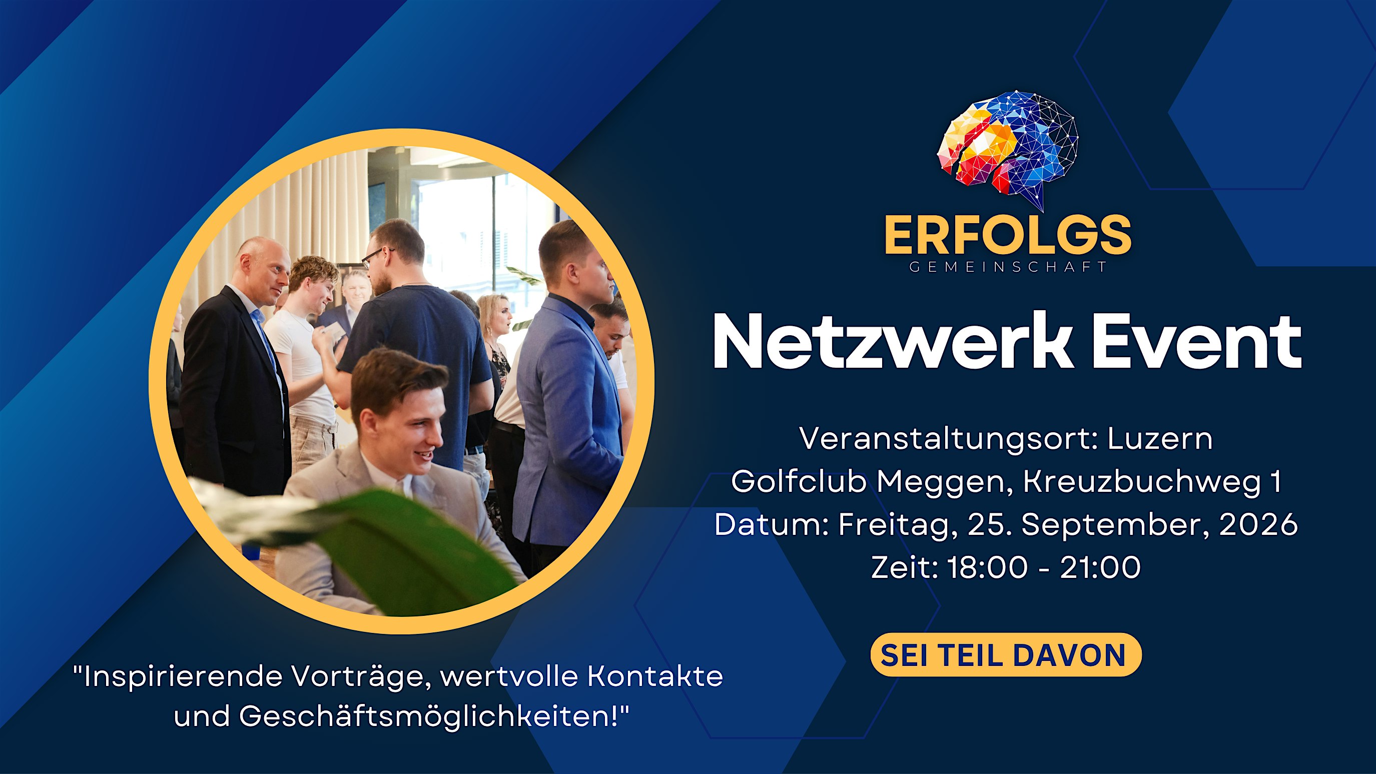 Unternehmer Netzwerk-Event in Luzern