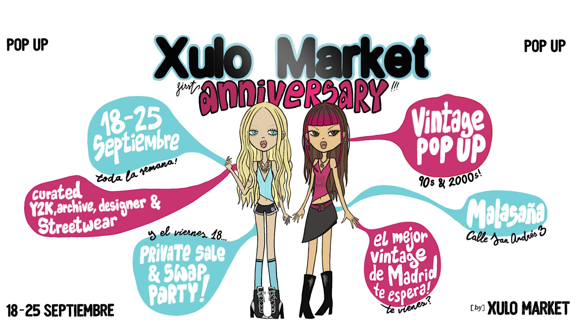 XULO MARKET — VINTAGE POP UP & SWAP PARTY !!!