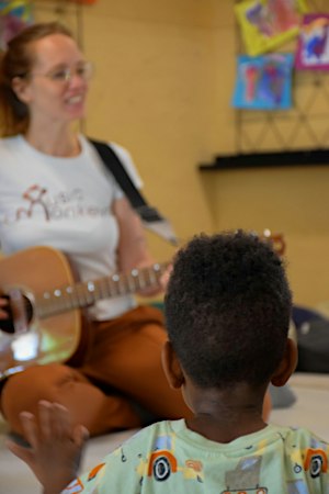 Peuterpret met Music Monkeys