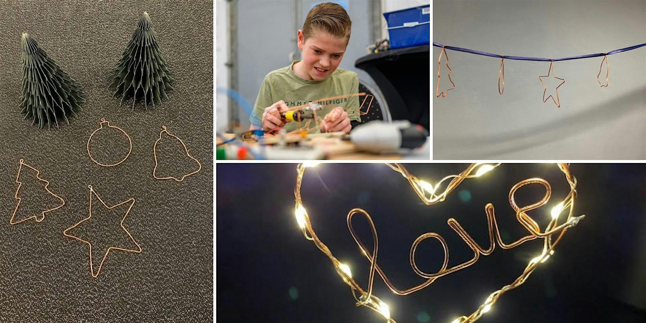 Kerstworkshop voor kinderen: Maak je eigen kerstfiguur van draad!
