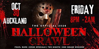 Auckland Halloween Bar Crawl — Halloween Friday, Fri, Oct 30